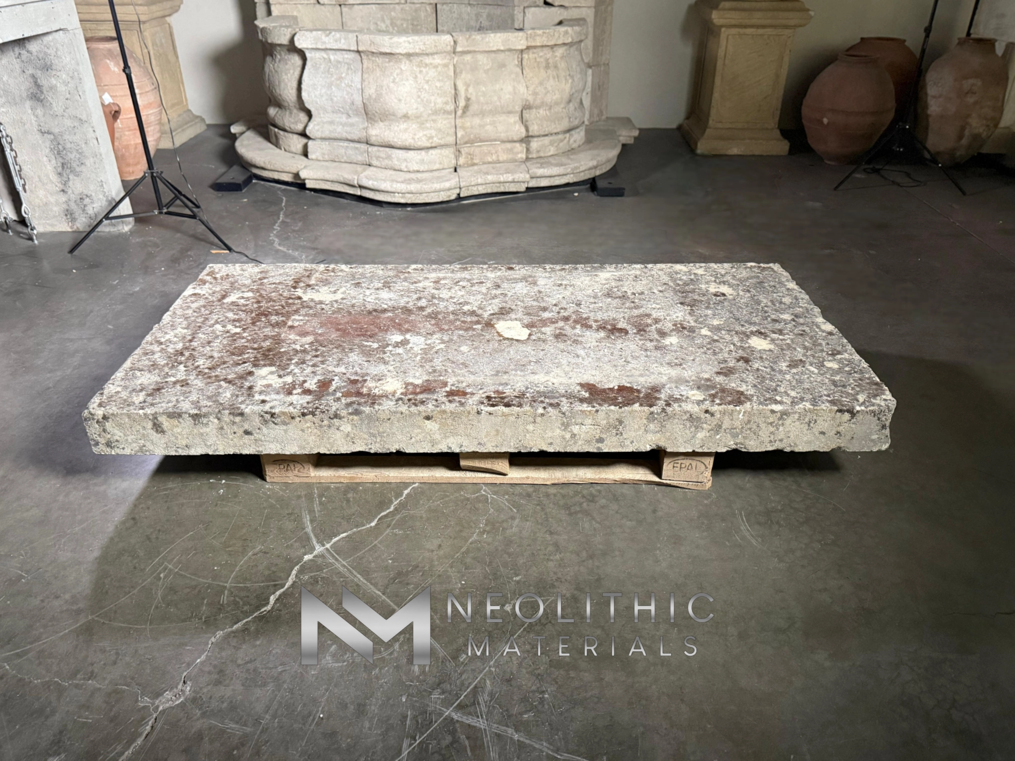 French Antique Foundation Slab - Image 2